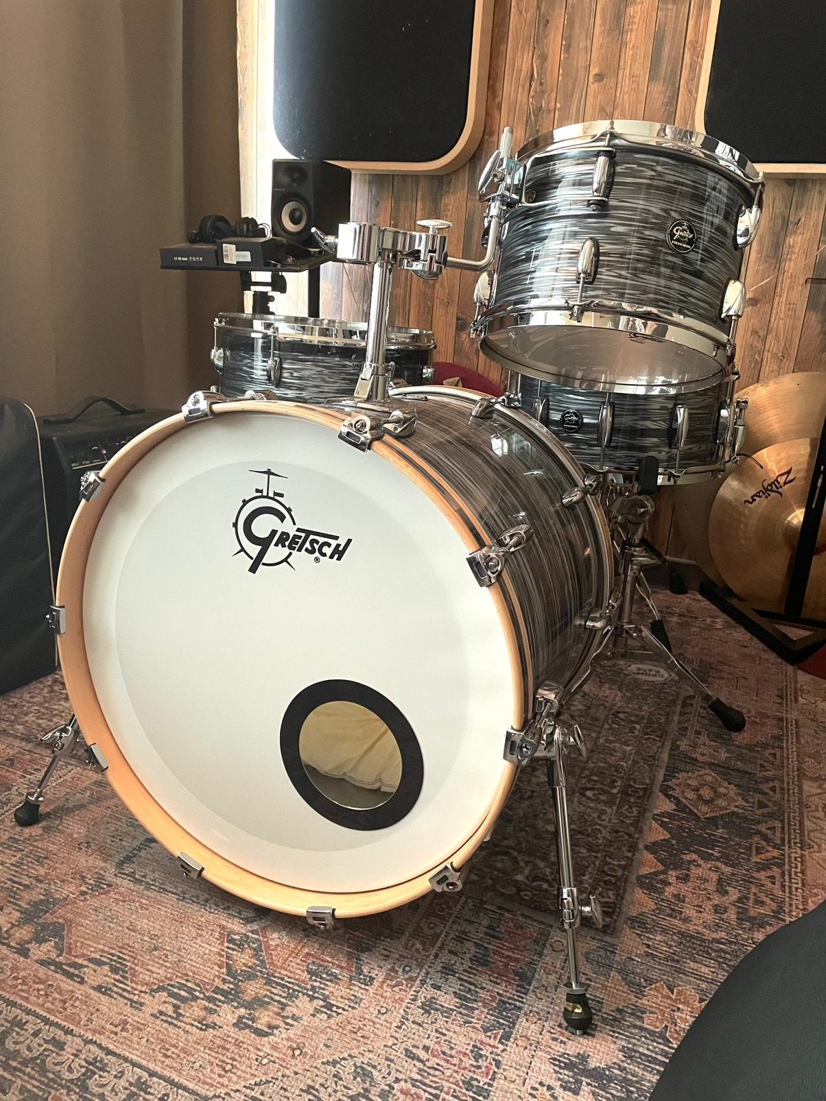 Gretsch renown maple Silver oyster.. als nieuw, Muziek en Instrumenten, Drumstellen en Slagwerk, Ophalen, Zo goed als nieuw