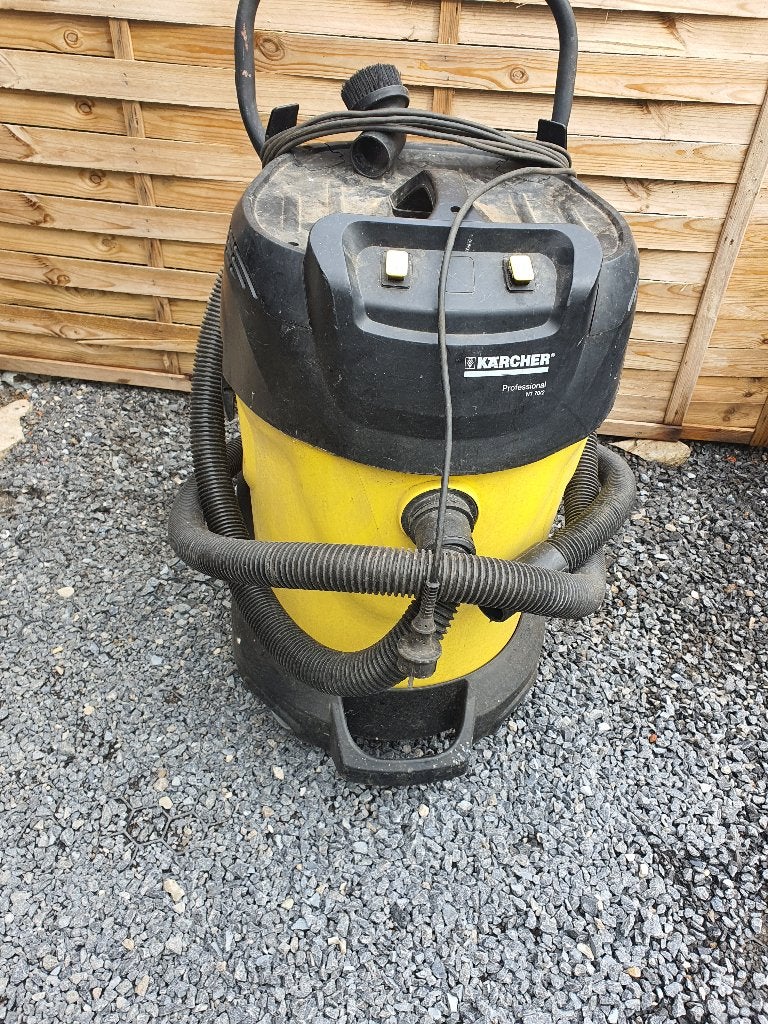 Kärcher professionele stofzuiger droog & nat met 2 x motor, Ophalen, Zo goed als nieuw, Waterstofzuiger