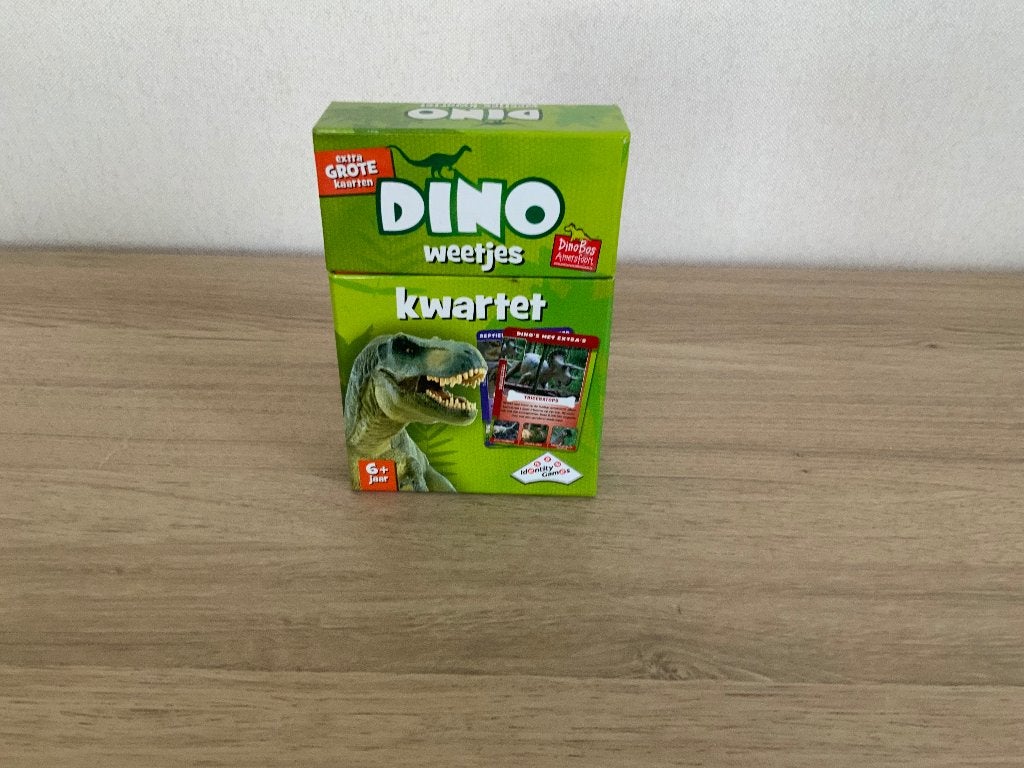 Kwartet weetjes: Dino: extra grote kaarten, Ophalen, Zo goed als nieuw, Kwartet(ten)