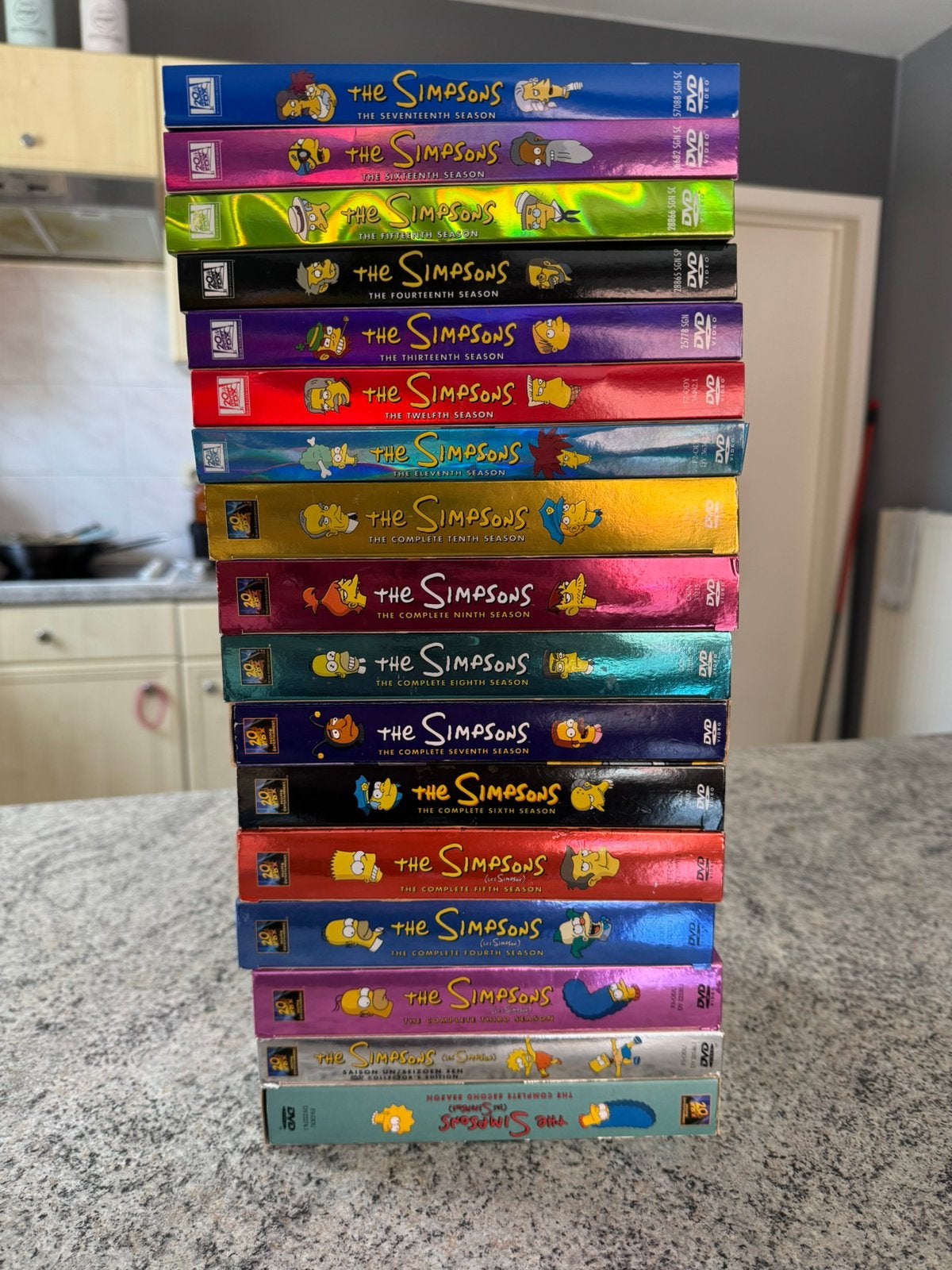The simpsons seizoen 1 tem 17 DVD’s, Enlèvement, Utilisé, Comédie, Saison 6