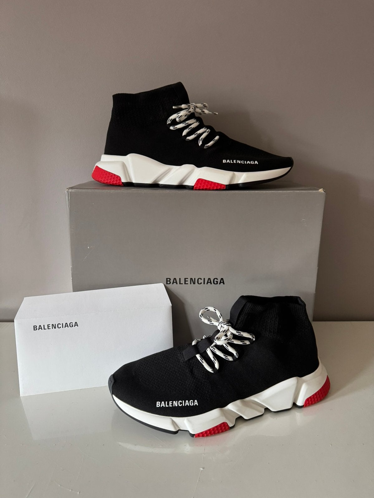 Balenciaga Speed LT Lace-Up Eu 44, Ophalen of Verzenden, Zo goed als nieuw, Sneakers