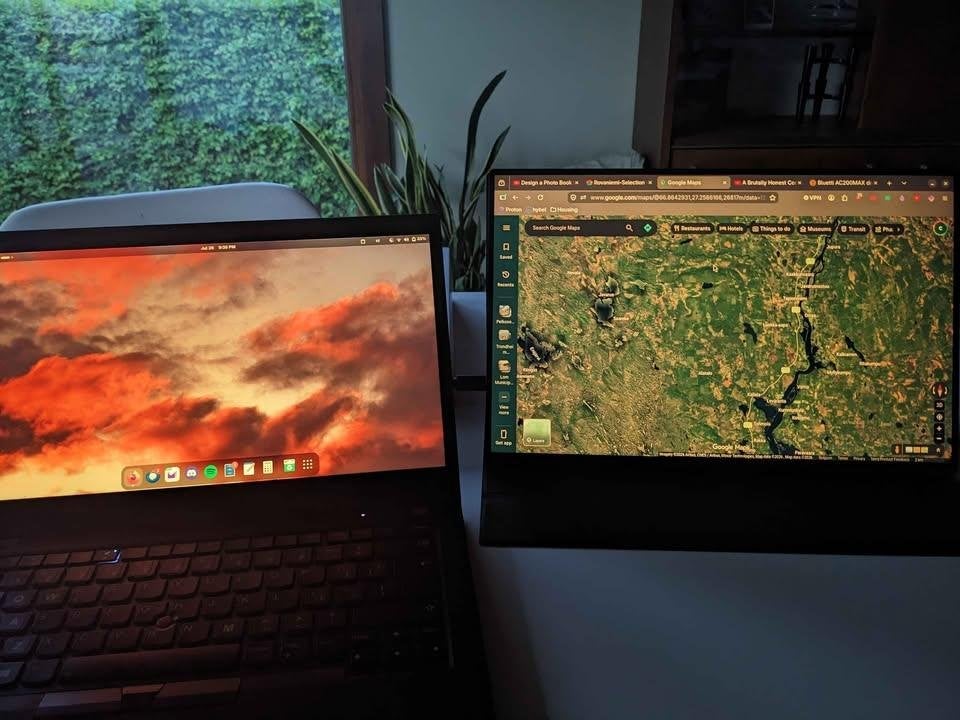 Portable Monitor USB-C & VESA, Computers en Software, Monitoren, Nieuw, 201 Hz of meer, DisplayPort, HDMI, USB-C, Gaming, Ingebouwde speakers