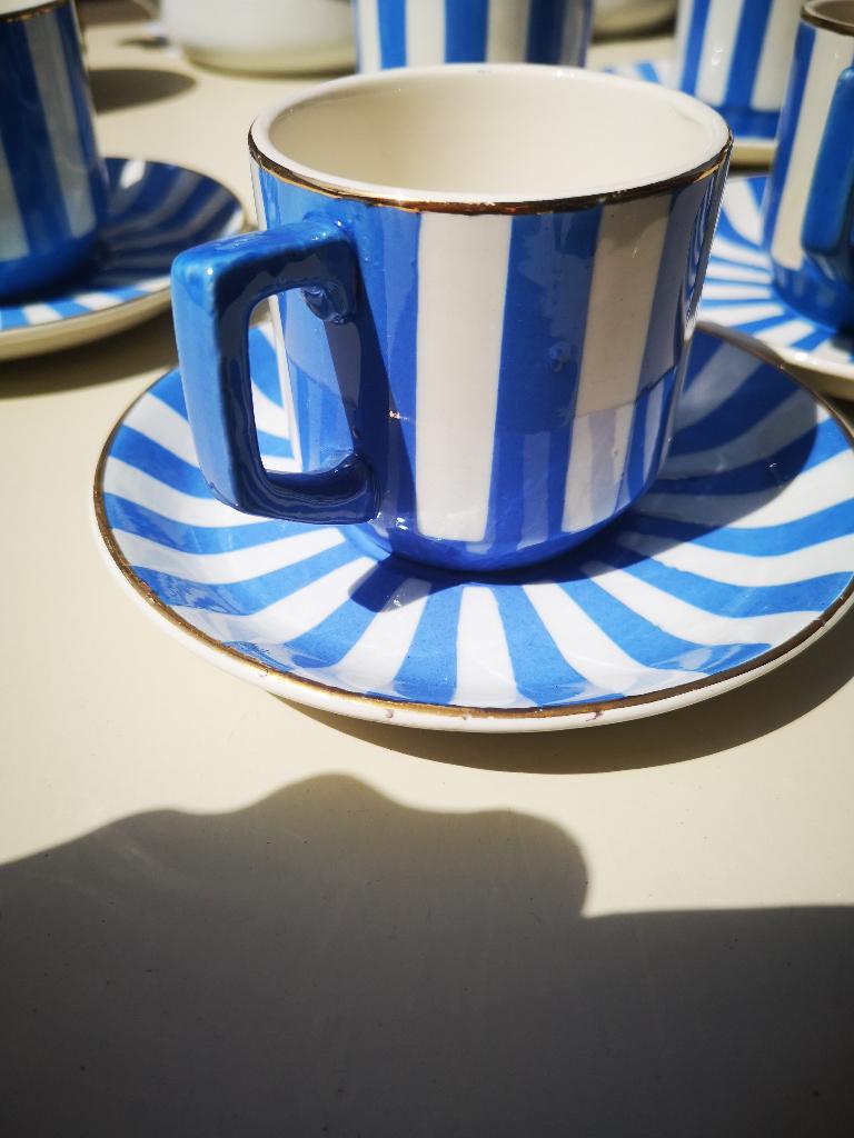 Service à café vintage "Fox-Trott", Maison & Meubles, Enlèvement, Utilisé, Vintage