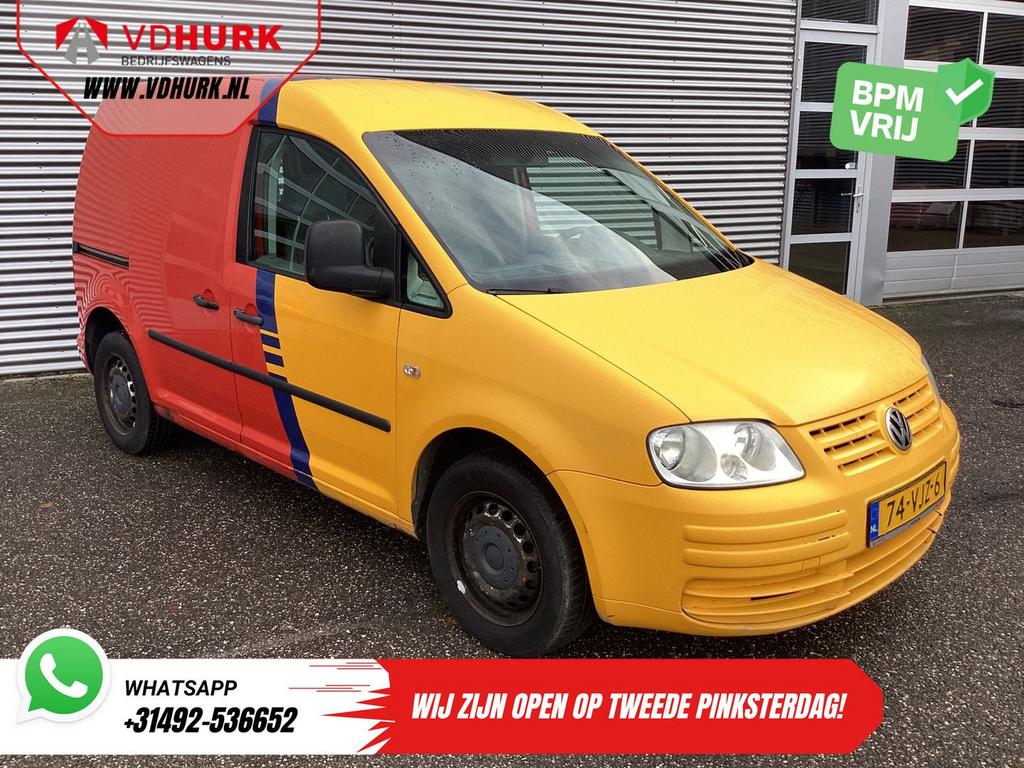 Volkswagen Caddy 2.0 SDI EXPORT ONLY DB-Riem V.V./ Airco/ Cr, Rouge, Achat, Entreprise, Boîte manuelle