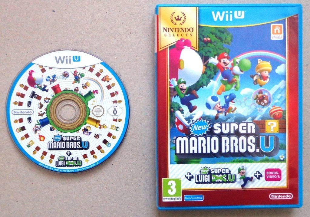 New Super Mario Bros + New Super Luigi U voor de Wii-U, Games en Spelcomputers, Games | Nintendo Wii U, Ophalen of Verzenden, Zo goed als nieuw
