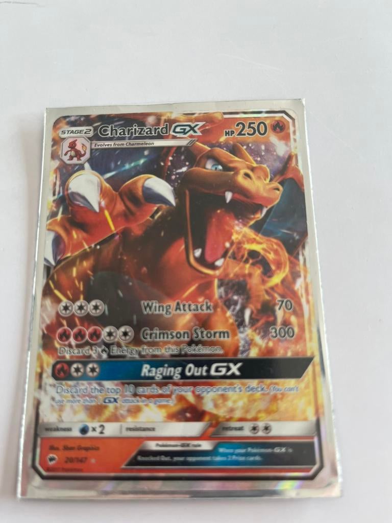 Charizard Gx pokemon kaart, Enlèvement, Comme neuf