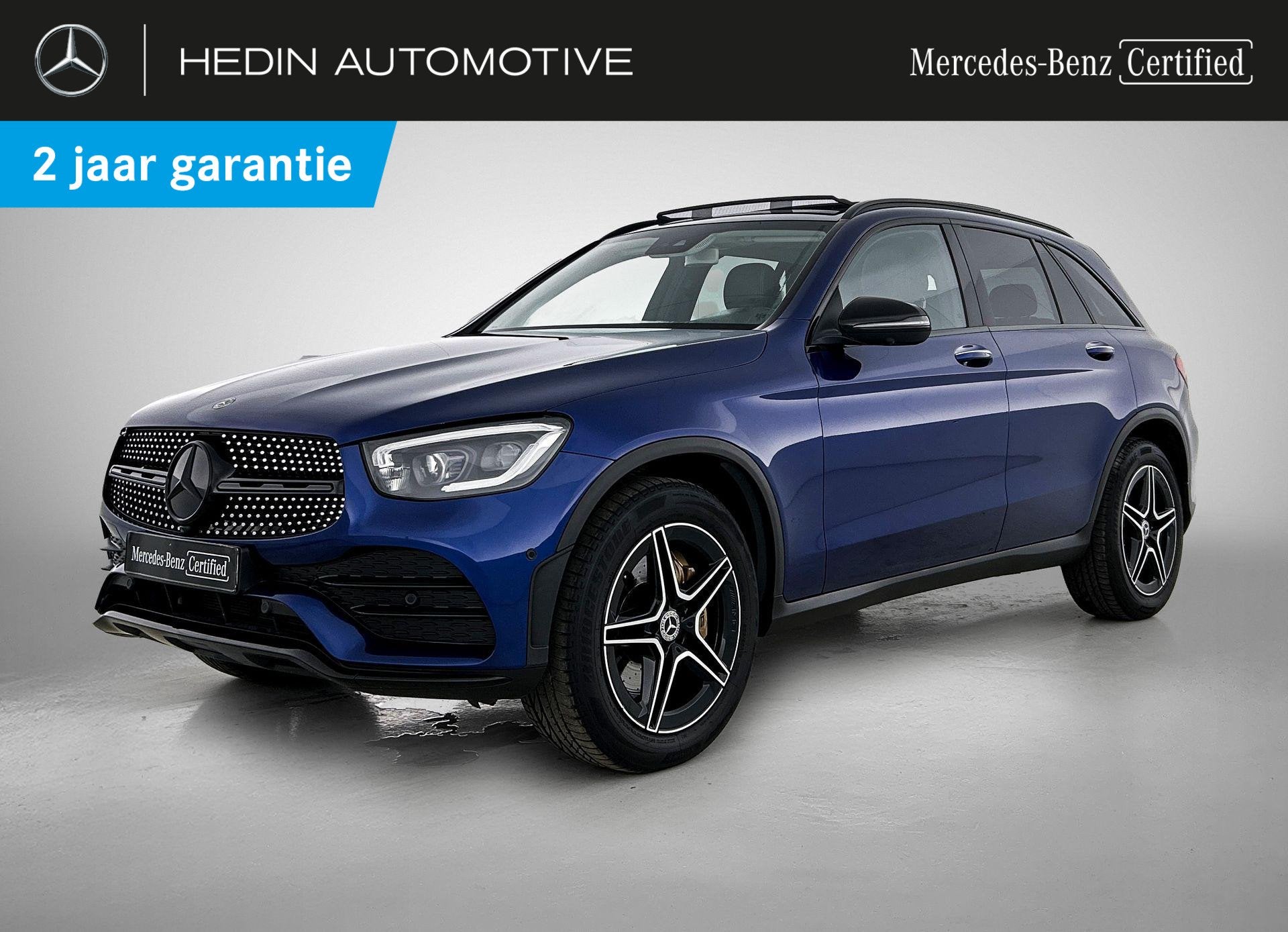 Mercedes-Benz GLC-Klasse 200 SUV 4MATIC AMG Line | Panoramis, Auto's, Mercedes-Benz, Automaat, Gebruikt, Zwart, 4 cilinders