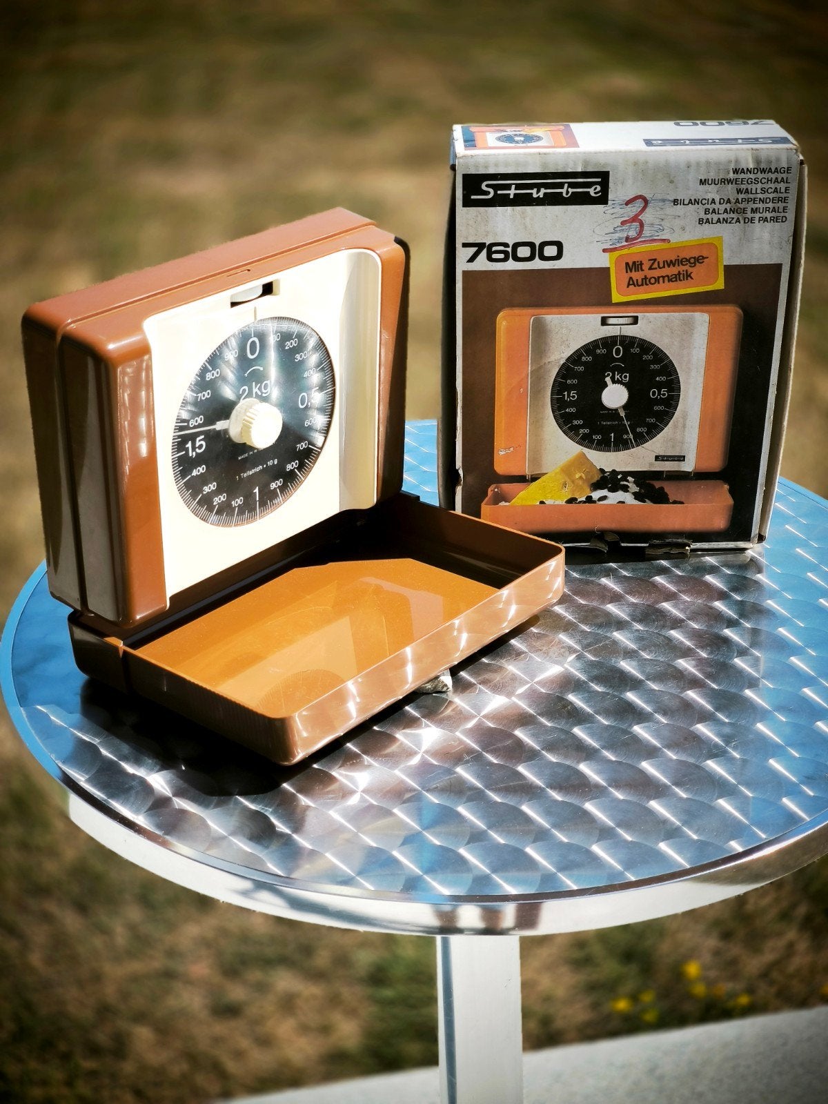 Vintage Stube 7600 schaal, Duitsland jaren 70, Keukenweegschaal, Ophalen of Verzenden, Gebruikt, Minder dan 10 kg