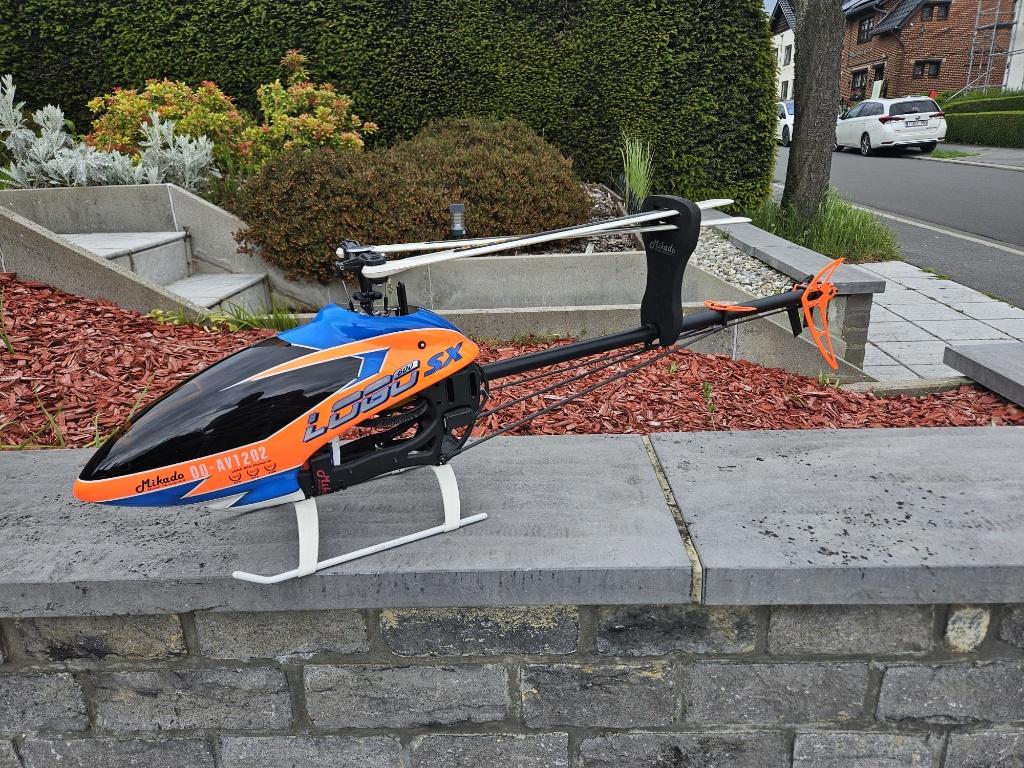 Logo 600 SX Robbe HC3SX complet + ..., Hobby en Vrije tijd, Modelbouw | Radiografisch | Vliegtuigen, Ophalen, Zo goed als nieuw