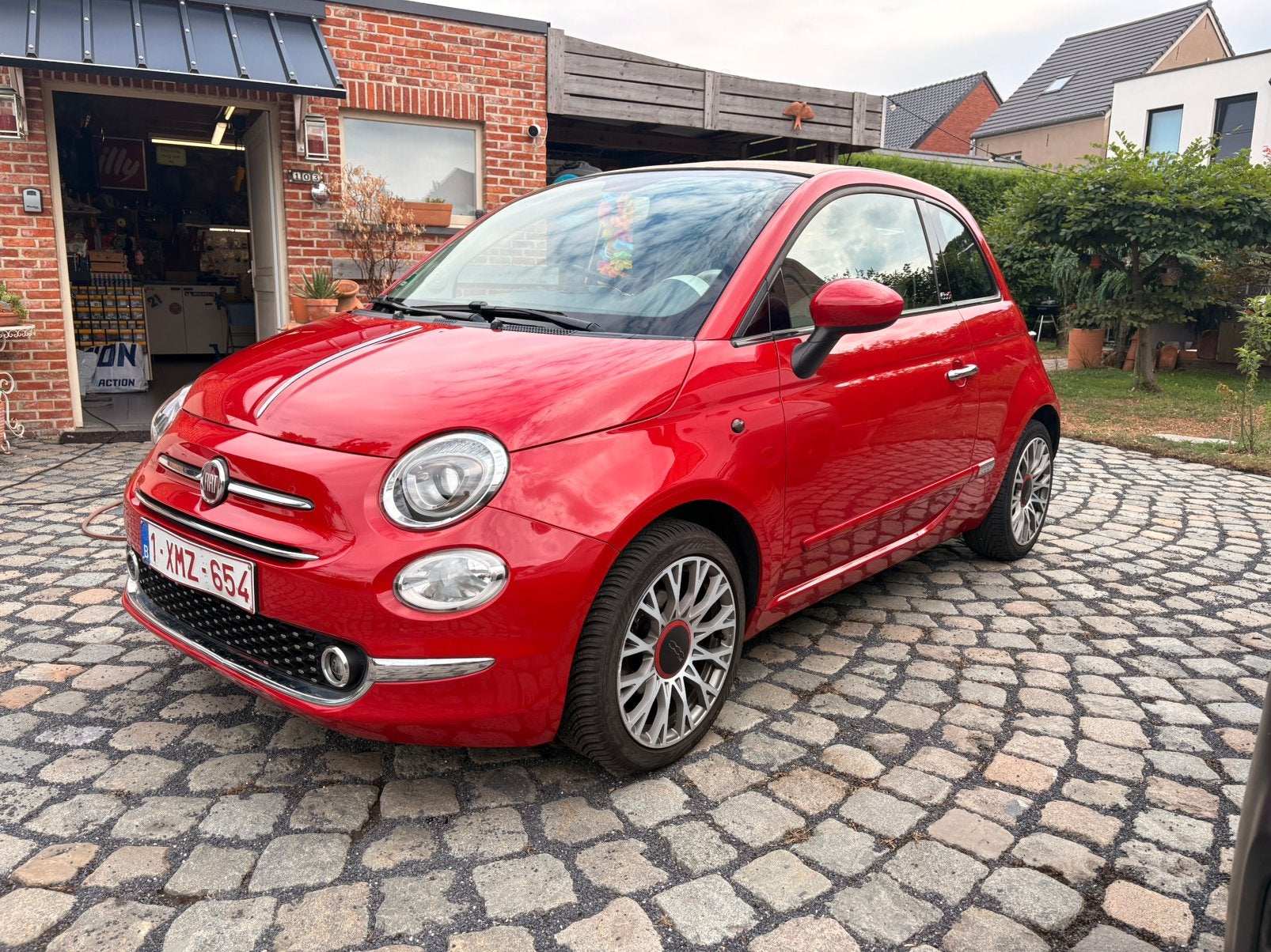Fiat 500c 1.2 benzine., Autos, Achat, Beige, Entreprise, 2 portes
