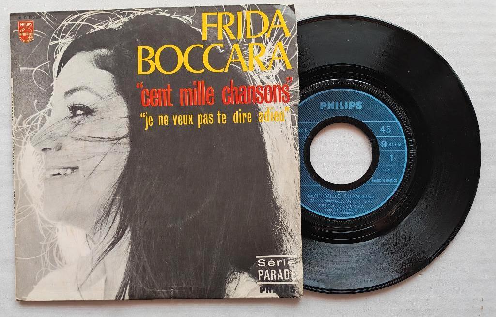 FRIDA BOCCARA - Cent mille chansons (45t), 7 inch, Single, Ophalen of Verzenden, Zo goed als nieuw