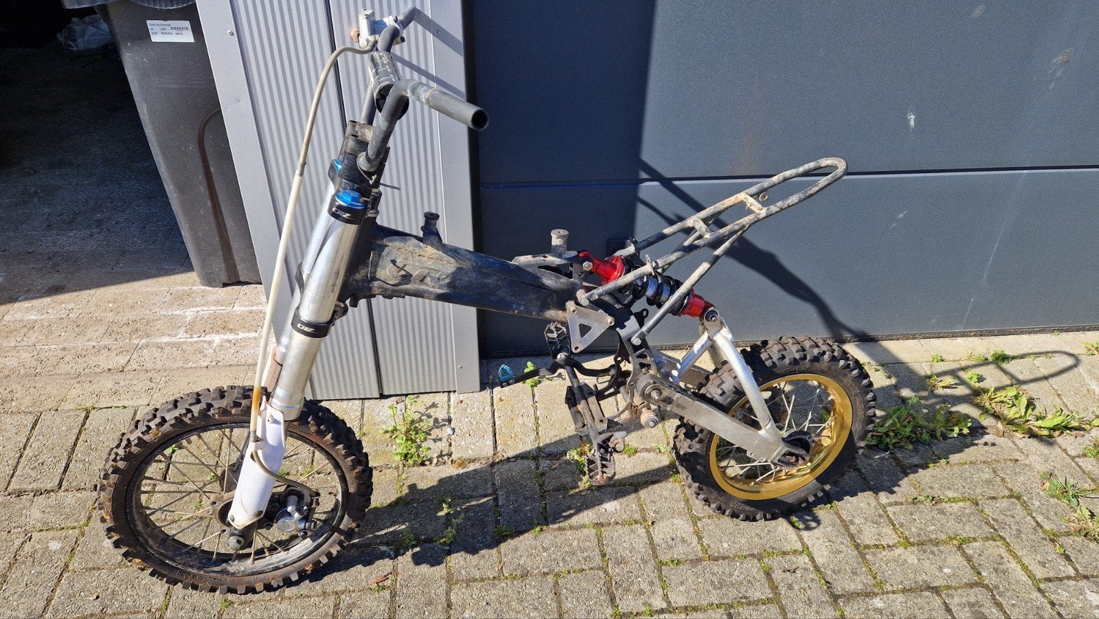 RFZ  USD vork,kader,achter, Fietsen en Brommers, Minibikes, Midibikes en Pitbikes, Gebruikt, Pitbike, Schijfrem, Ophalen