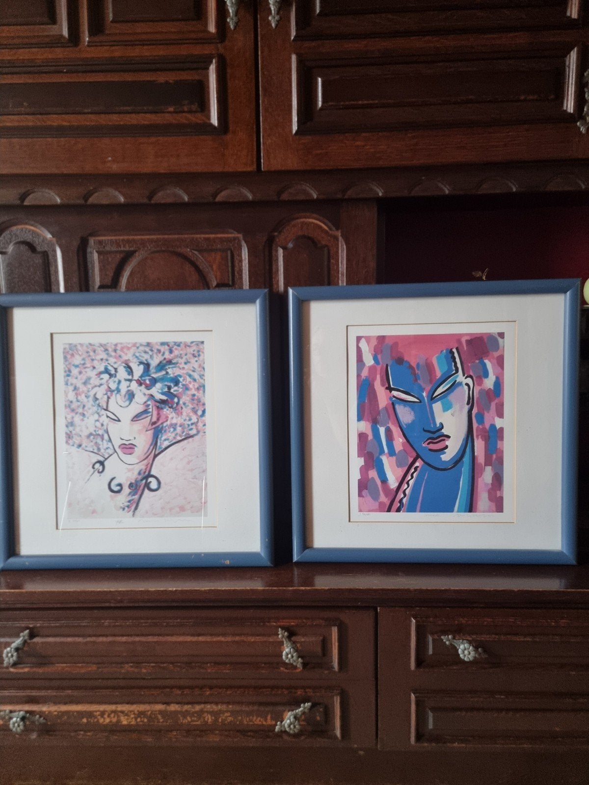 2 lithos André Van Schuylenbergh, Antiek en Kunst, Ophalen