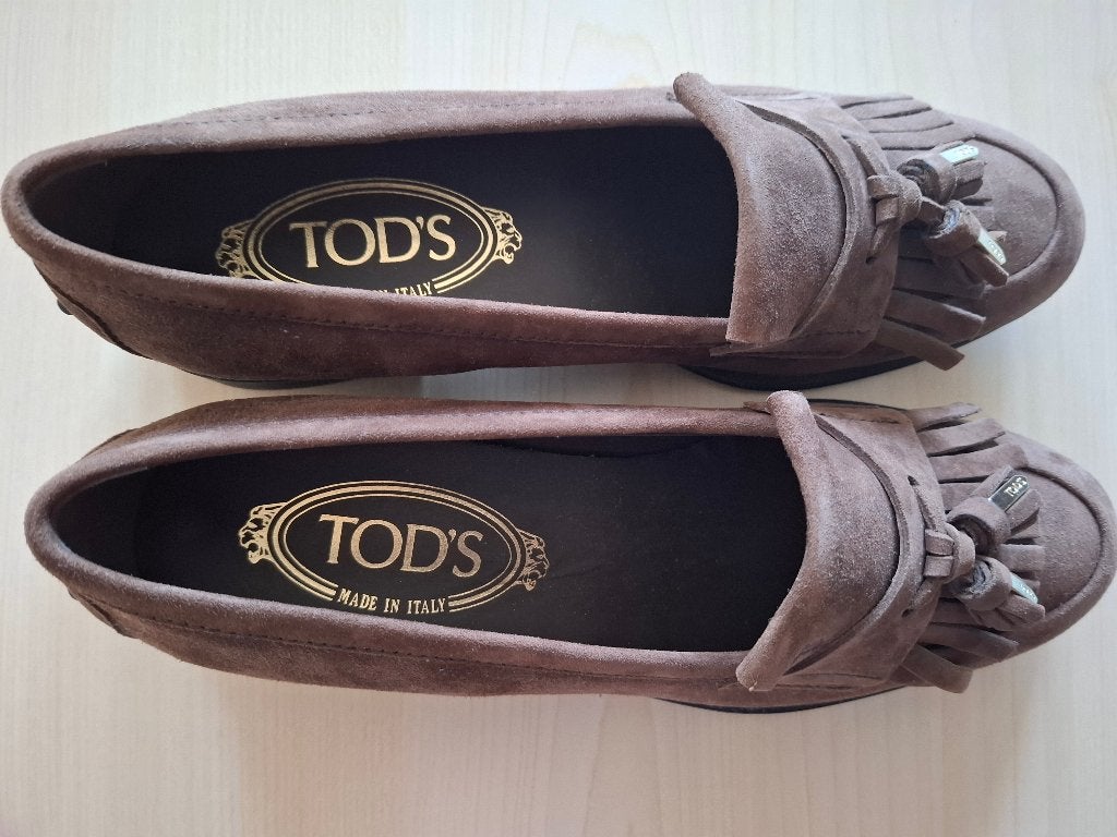 Tod's prachtige bruine suède instappers, dames, maat 37, Kleding | Dames, Schoenen, Ophalen, Schoenen met lage hakken, Bruin, Zo goed als nieuw