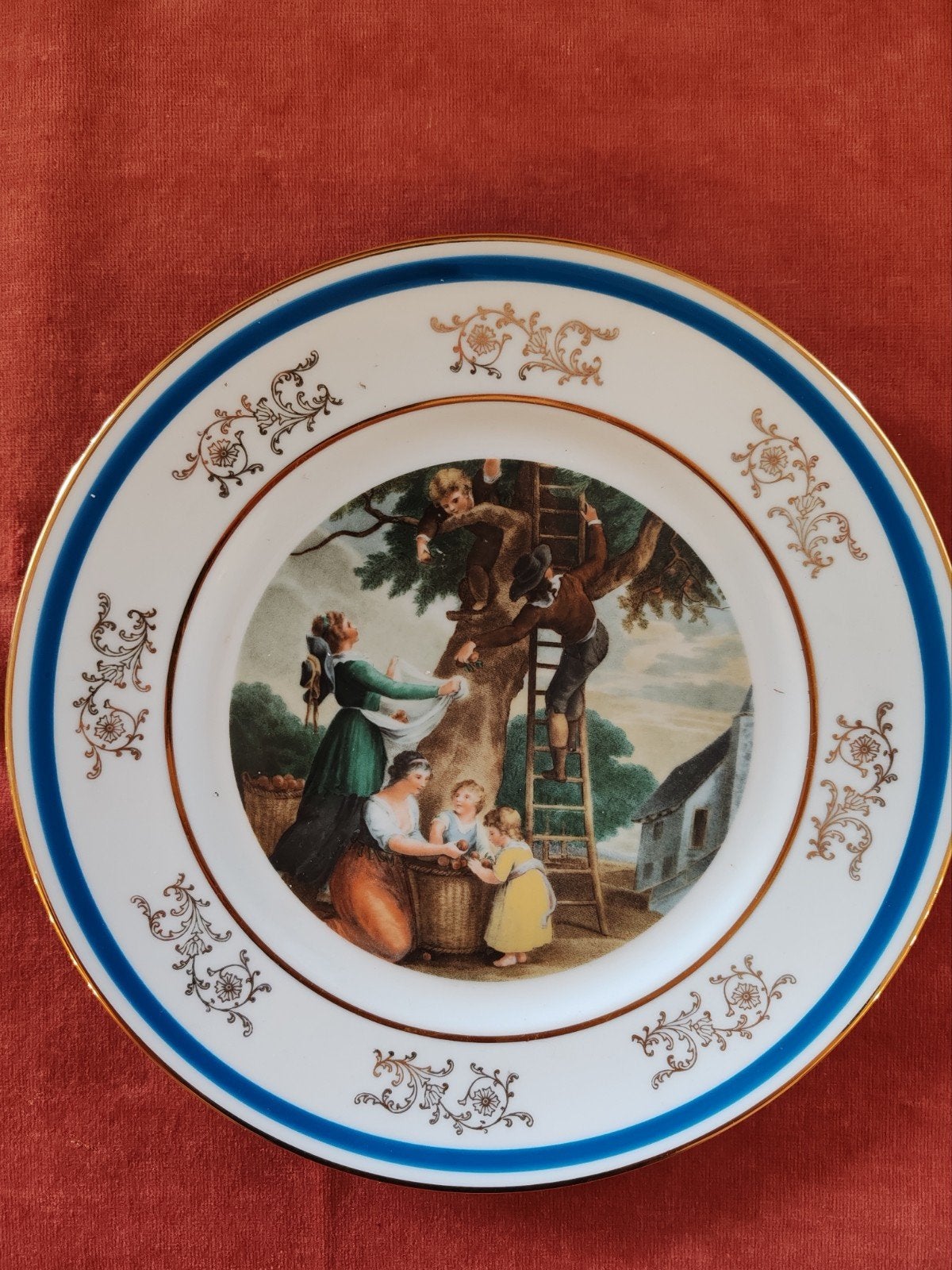 porselein Limoges bord, Ophalen