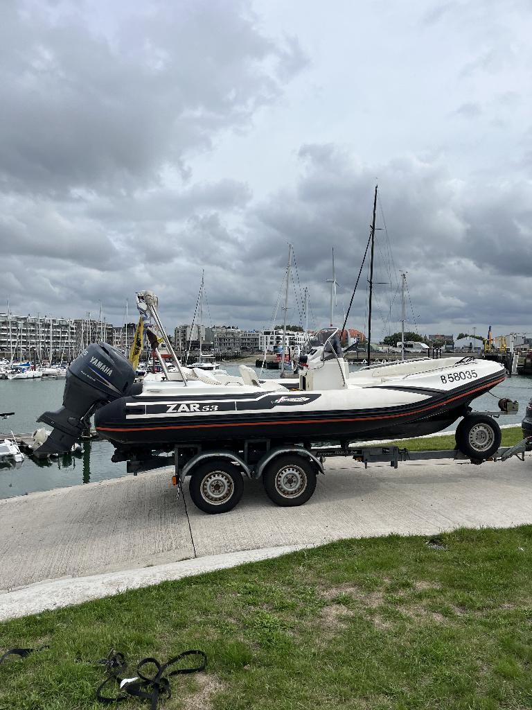 ZAR 53 Formenti | Yamaha 115 pk 4-takt | Trailer | 2012, Watersport en Boten, Gebruikt, 115 pk, Ophalen, Polyester/glasvezel