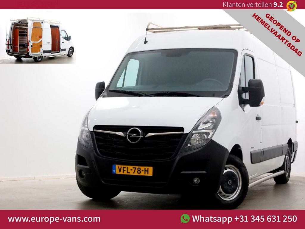 Opel Movano 2.3 Turbo 150pk L2H2 Airco/Camera/Navi/Inrichtin, Wit, Bedrijf, Onderhoudsboekje, Te koop
