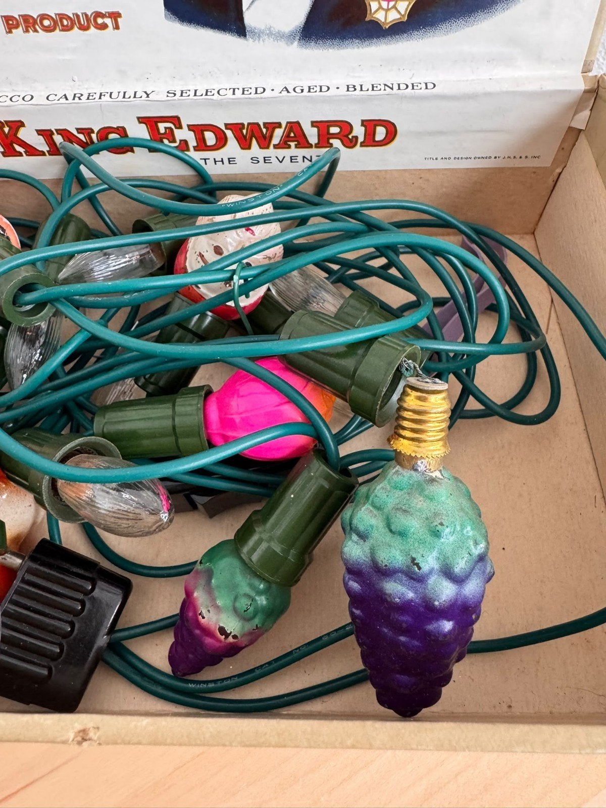 vintage kerstlampjes, Ophalen of Verzenden