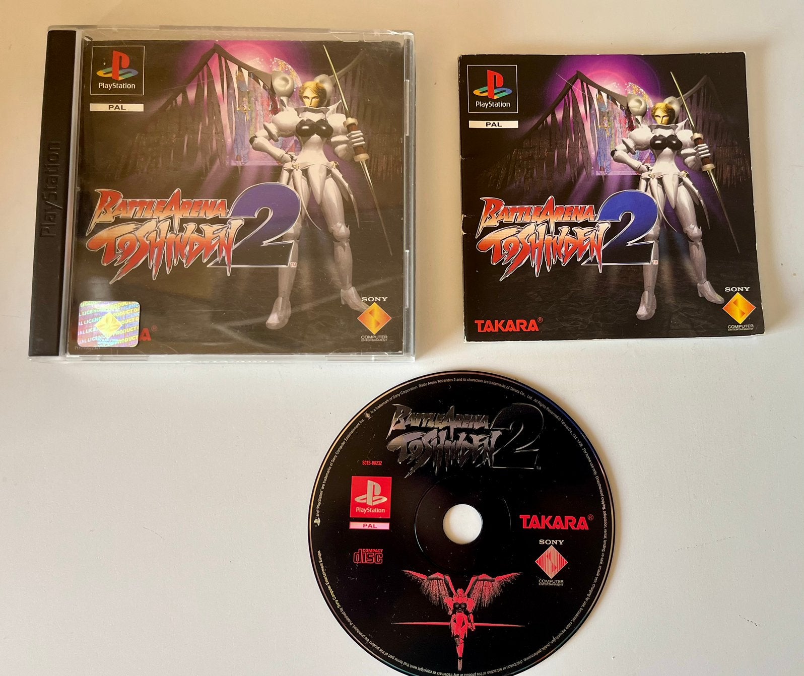 Battle arena toshinden 2, Games en Spelcomputers, Ophalen, Zo goed als nieuw