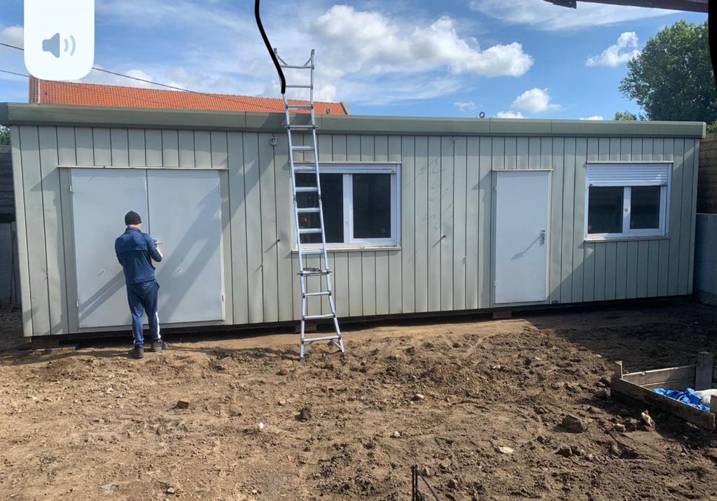 Woonunit / kantoor unit warsco, Doe-het-zelf en Bouw, Containers, Ophalen