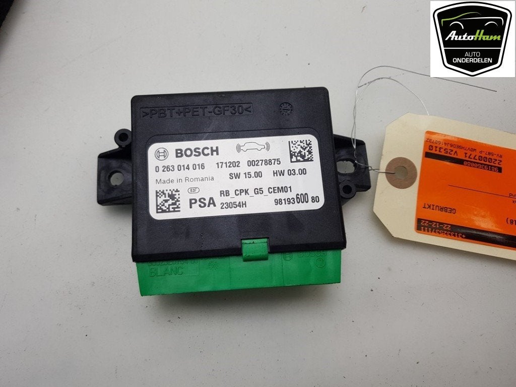 COMPUTER PDC Opel Crossland (X) (|0263014016|9819360080|), Auto-onderdelen, Gebruikt, Opel, Opel Automobile GmbH, Kontakt-opel@opel.com