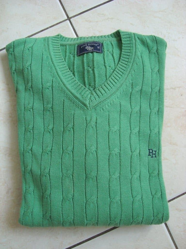 pull homme XL Polo Horse, Enlèvement, Comme neuf, Taille 56/58 (XL), Vert