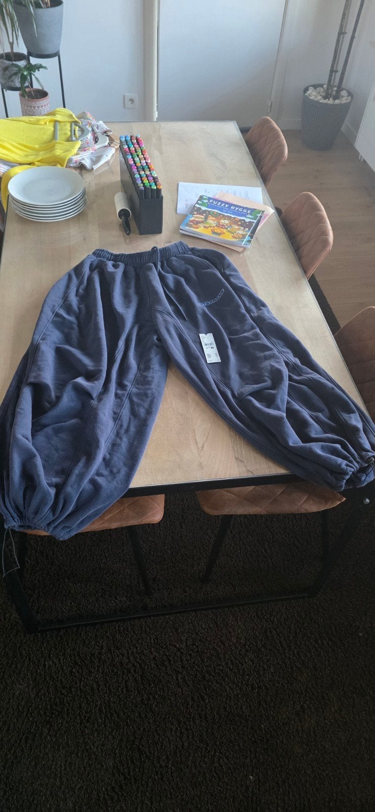 joggingbroek Iets Frans blauw., Ophalen of Verzenden, Zo goed als nieuw, Kleding