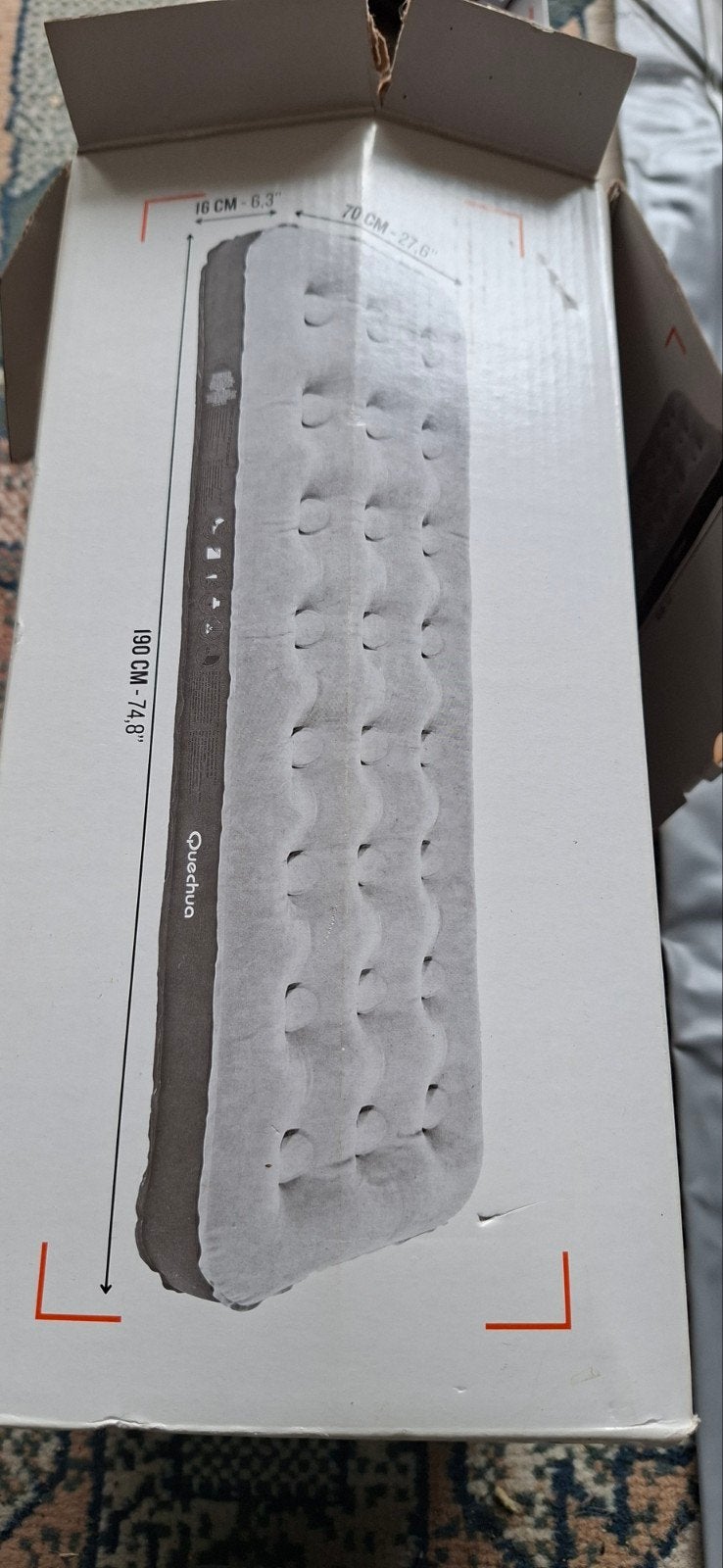 av matelas de couchage, Caravanes & Camping, Matelas pneumatiques, Enlèvement, Comme neuf, 1 personne