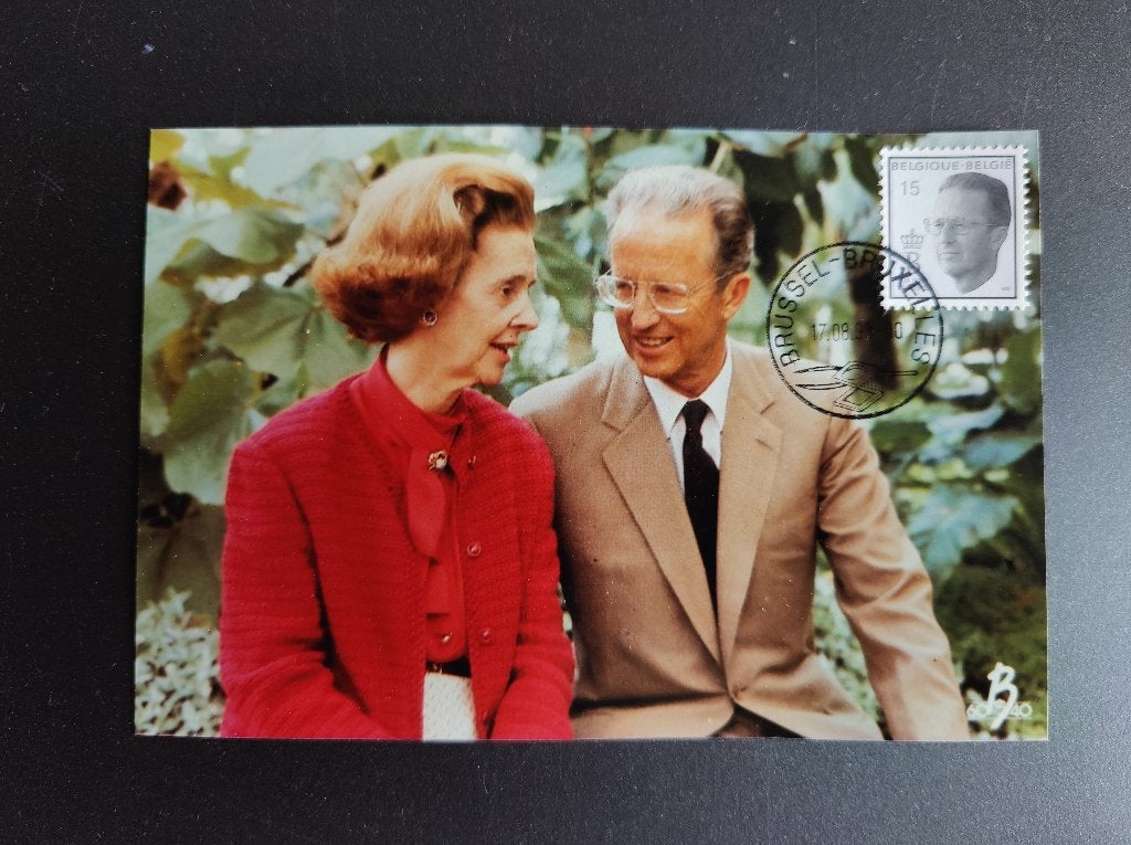 Foto Fabiola Boudewijn 17.08.93, Oblitéré, Sans enveloppe, Affranchi, Oblitération 1er jour