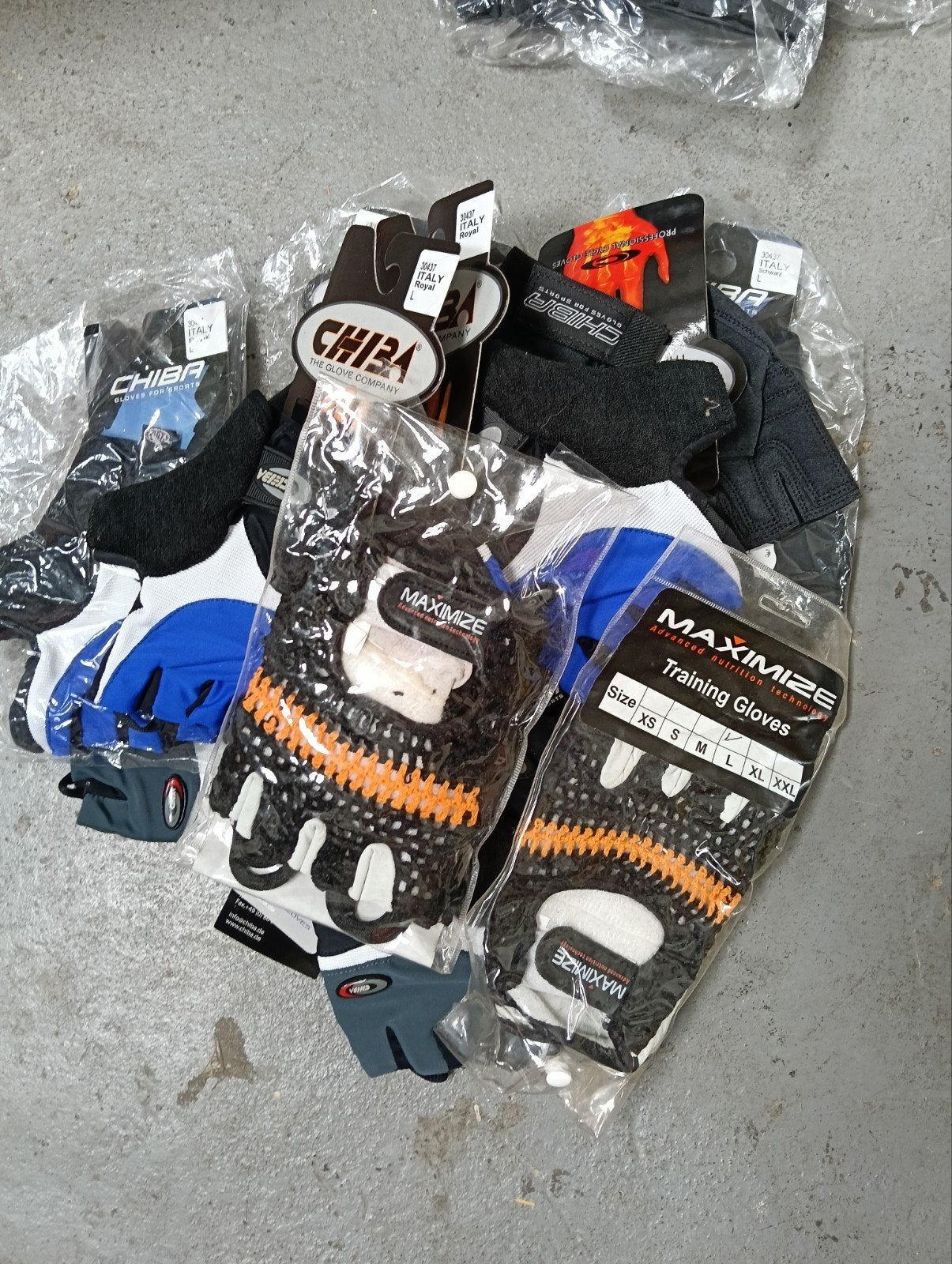 gants de vélo, Enlèvement