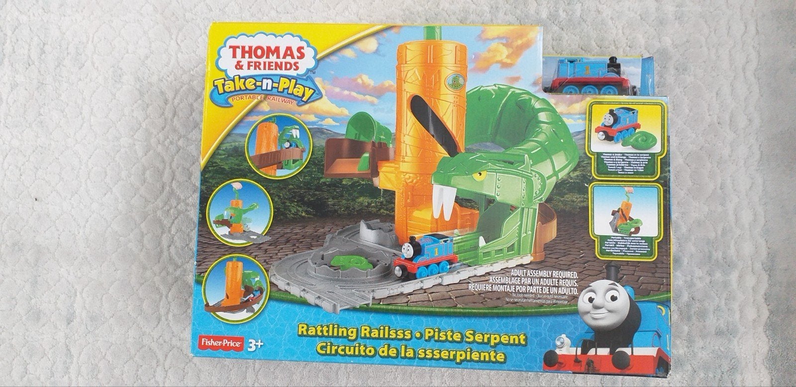 Thomas de trein +ninja busje, Ophalen