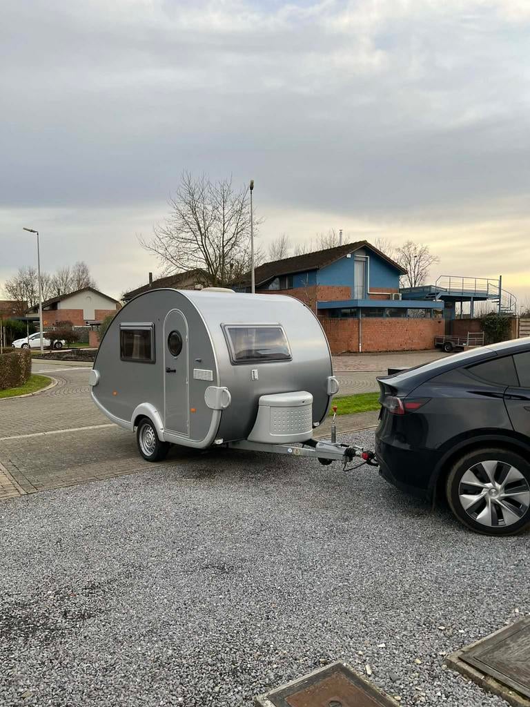 T@B Basic 320 caravan (2014) – Instapklaar, Caravans en Kamperen, Caravans, Particulier, T@b, 500 - 750 kg, Tot en met 4