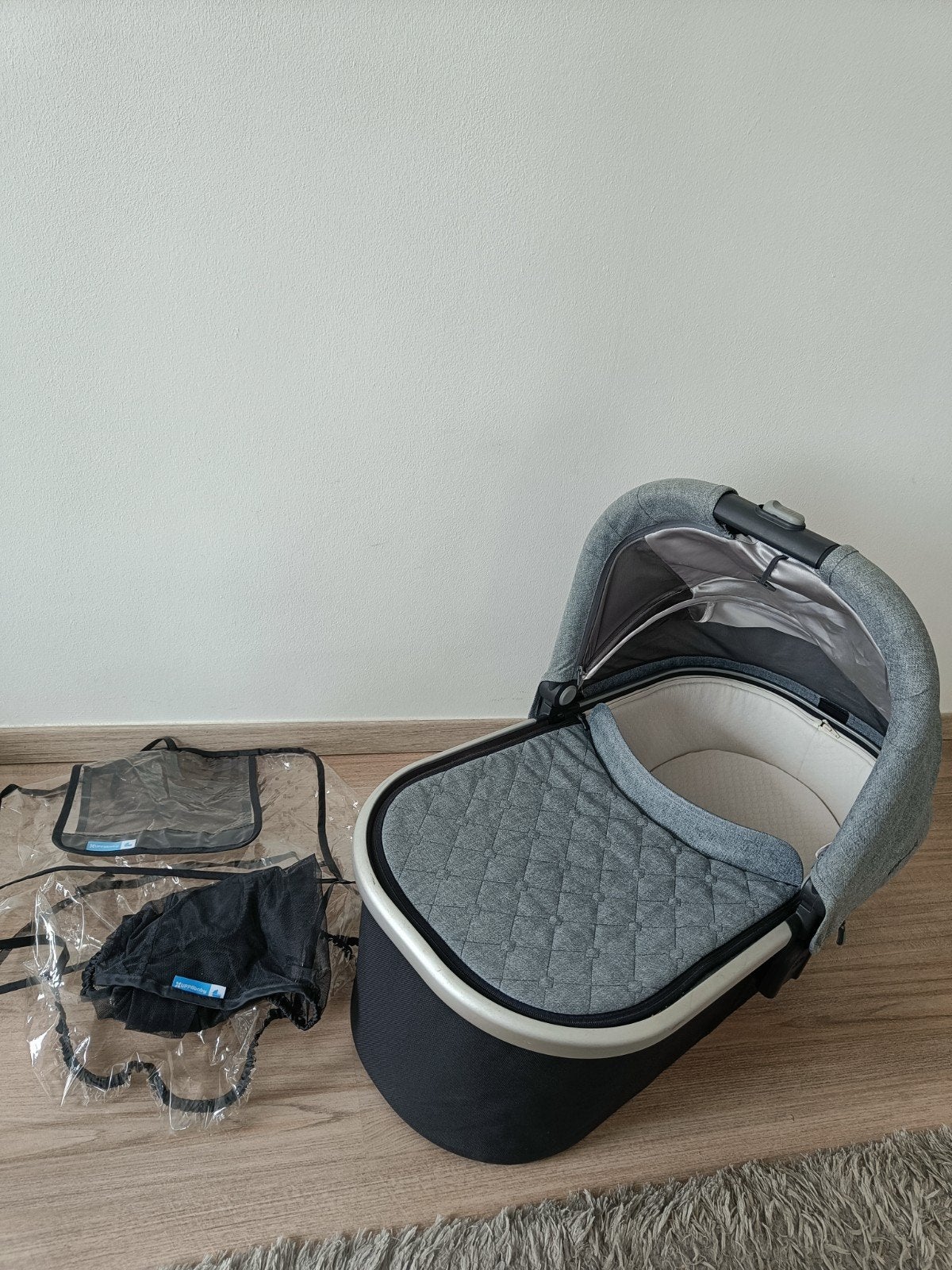 UPPAbaby reiswieg grijs, Kinderen en Baby's, Ophalen, Regenhoes