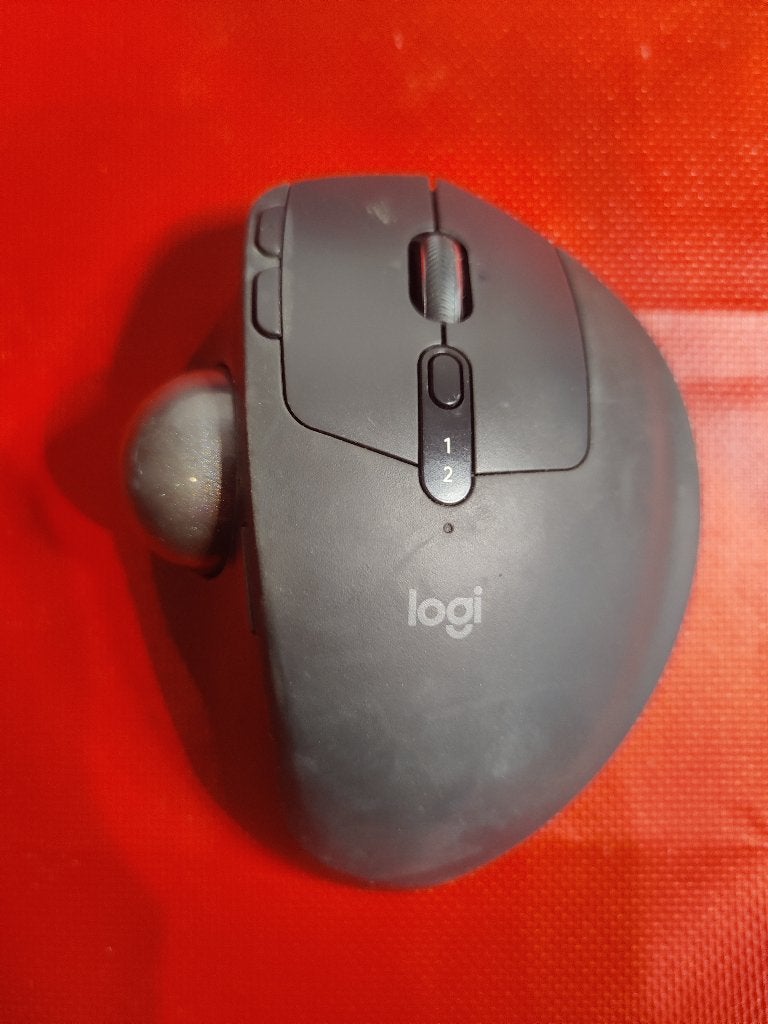 Logitech MX Ergo draadloze trackballmuis, Computers en Software, Muizen, Gebruikt, Muis, Rechtshandig, Draadloos, Ergonomisch