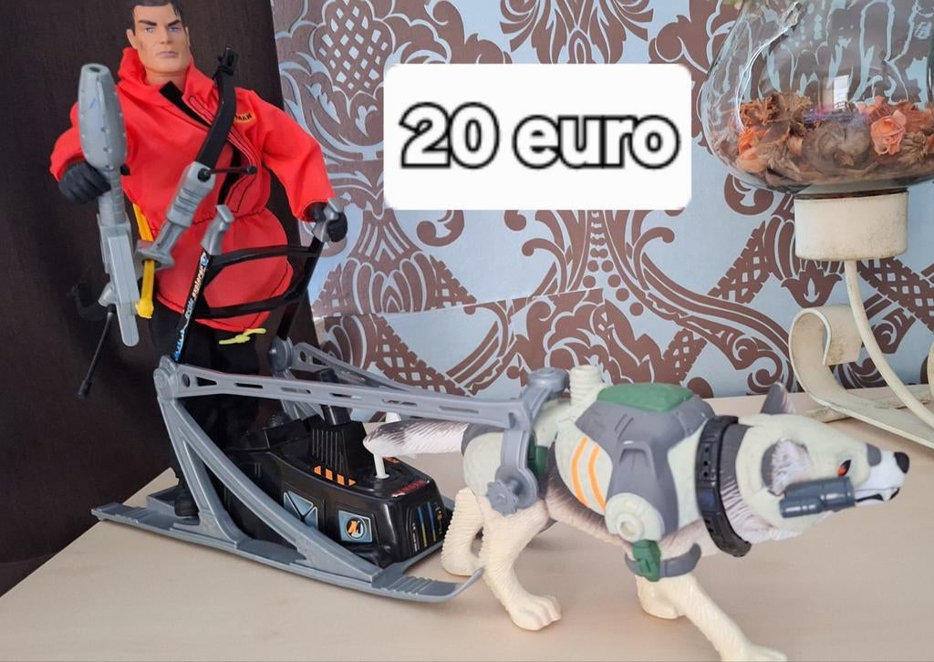 Action man per pop 5 euro, bij de rest prijs vermeld, Ophalen