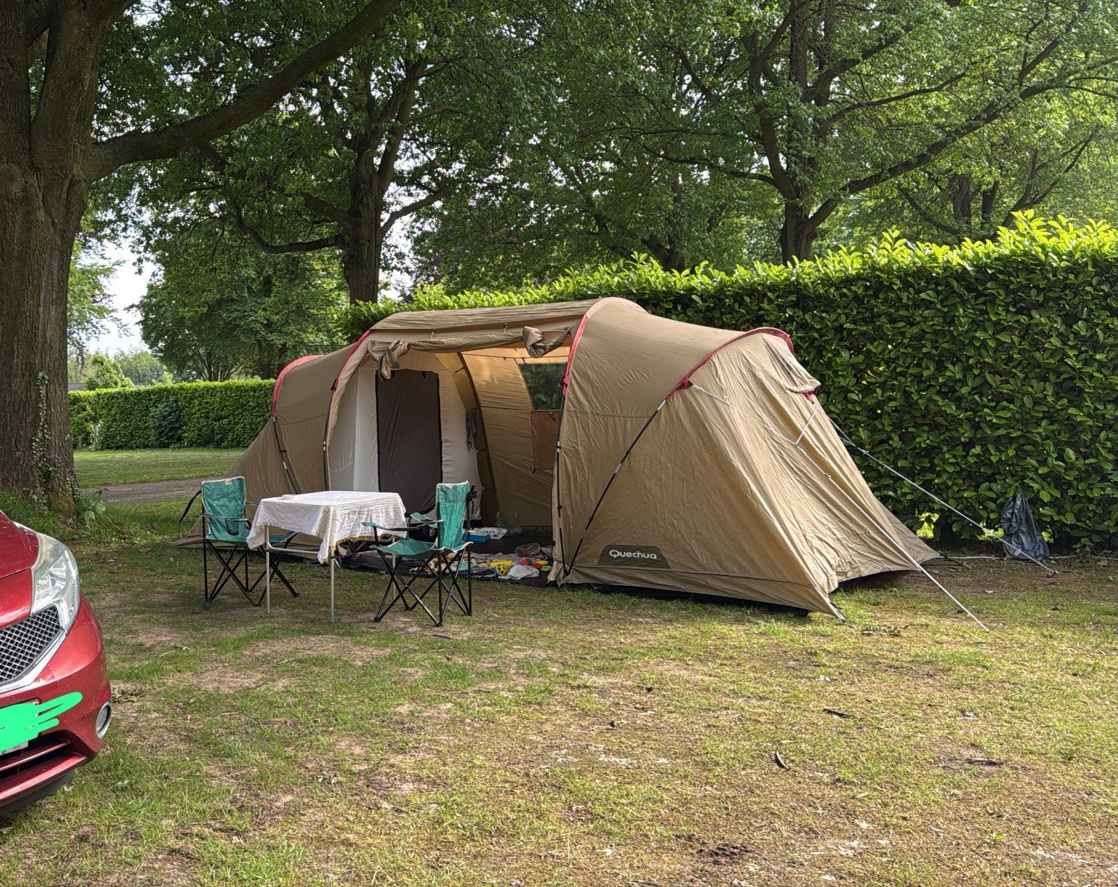 Qeschua T4.2  xl tent  voor 6 persoon, Caravans en Kamperen, Ophalen