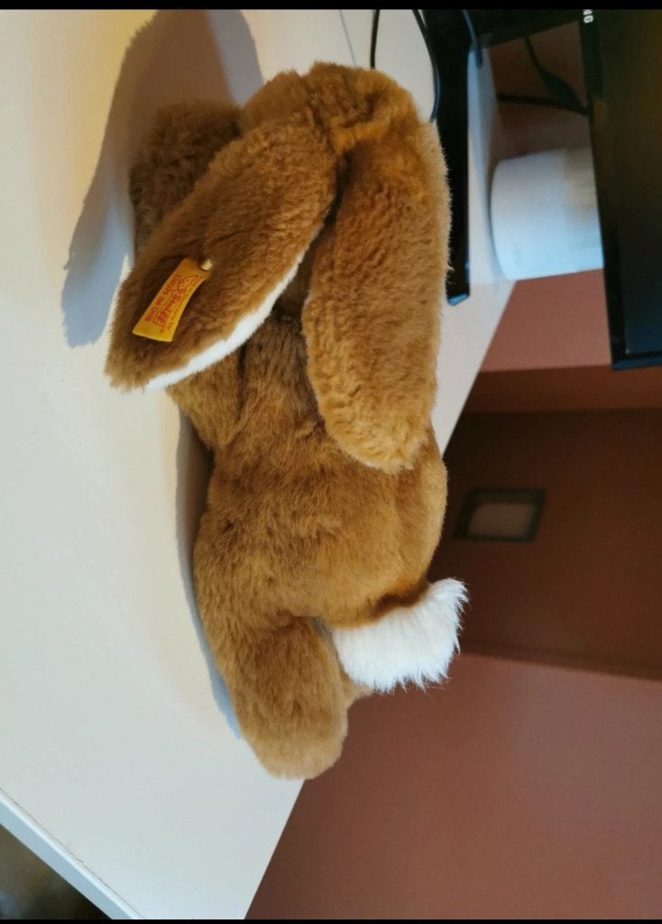 Originele Steiff Konijn Knuffel, Verzamelen, Beren en Cherished Teddies, Ophalen, Gebruikt, Overige typen, Steiff