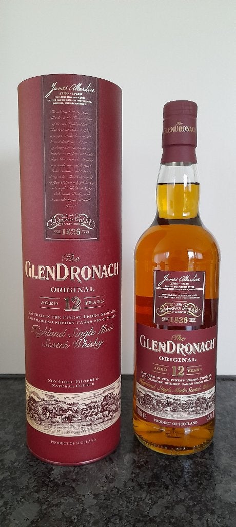 Glendronach whisky Original aged 12y, Collections, Vins, Enlèvement ou Envoi, Neuf, Pleine