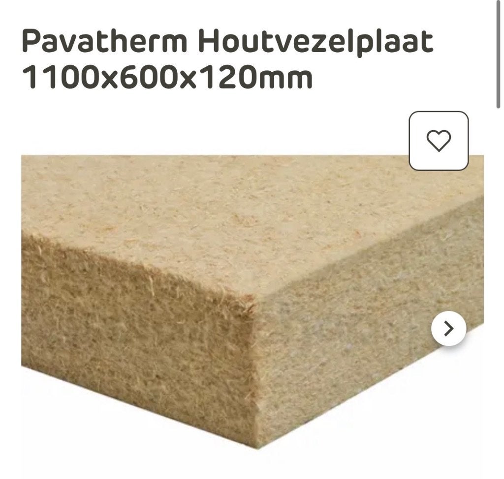 Pavatherm houtvezelplaten 12cm dikte, Bricolage & Construction, Isolation & Étanchéité, Isolation de toiture, Enlèvement, Autres matériaux