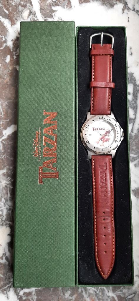 Disneyhorloge, Leer, Staal, Polshorloge, Ophalen of Verzenden