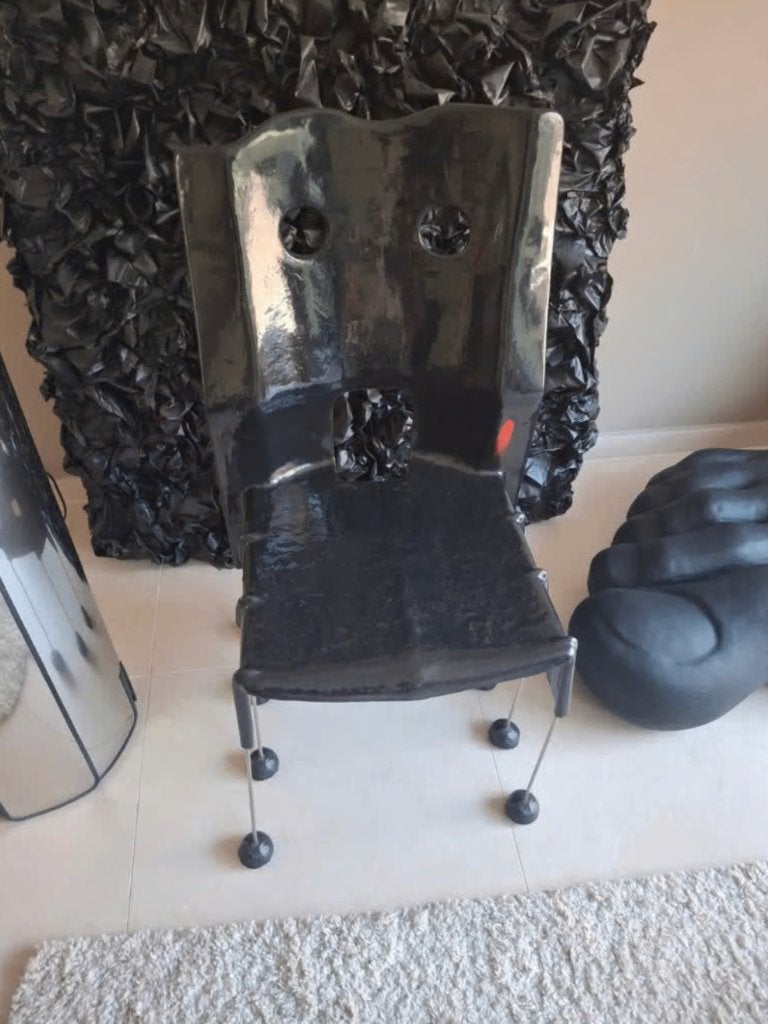 Green street chair - Gaetano Pesce, Ophalen, Overige materialen, Gebruikt, Zwart