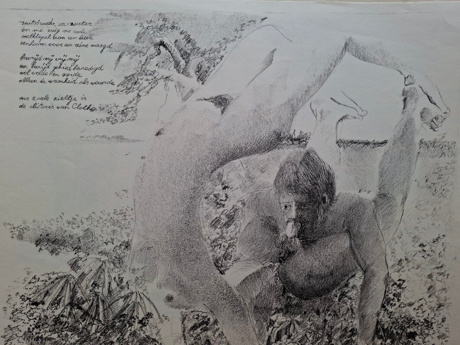 DE BRUYNE Dees "Spitsbroeder en -zuster..." litho, Antiek en Kunst, Genummerd, Ophalen of Verzenden