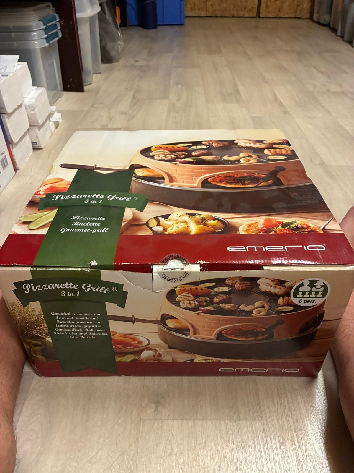 pizza gourmet nooit gebruikt nieuw in doos, Electroménager, Appareils à gourmet, Enlèvement, Neuf