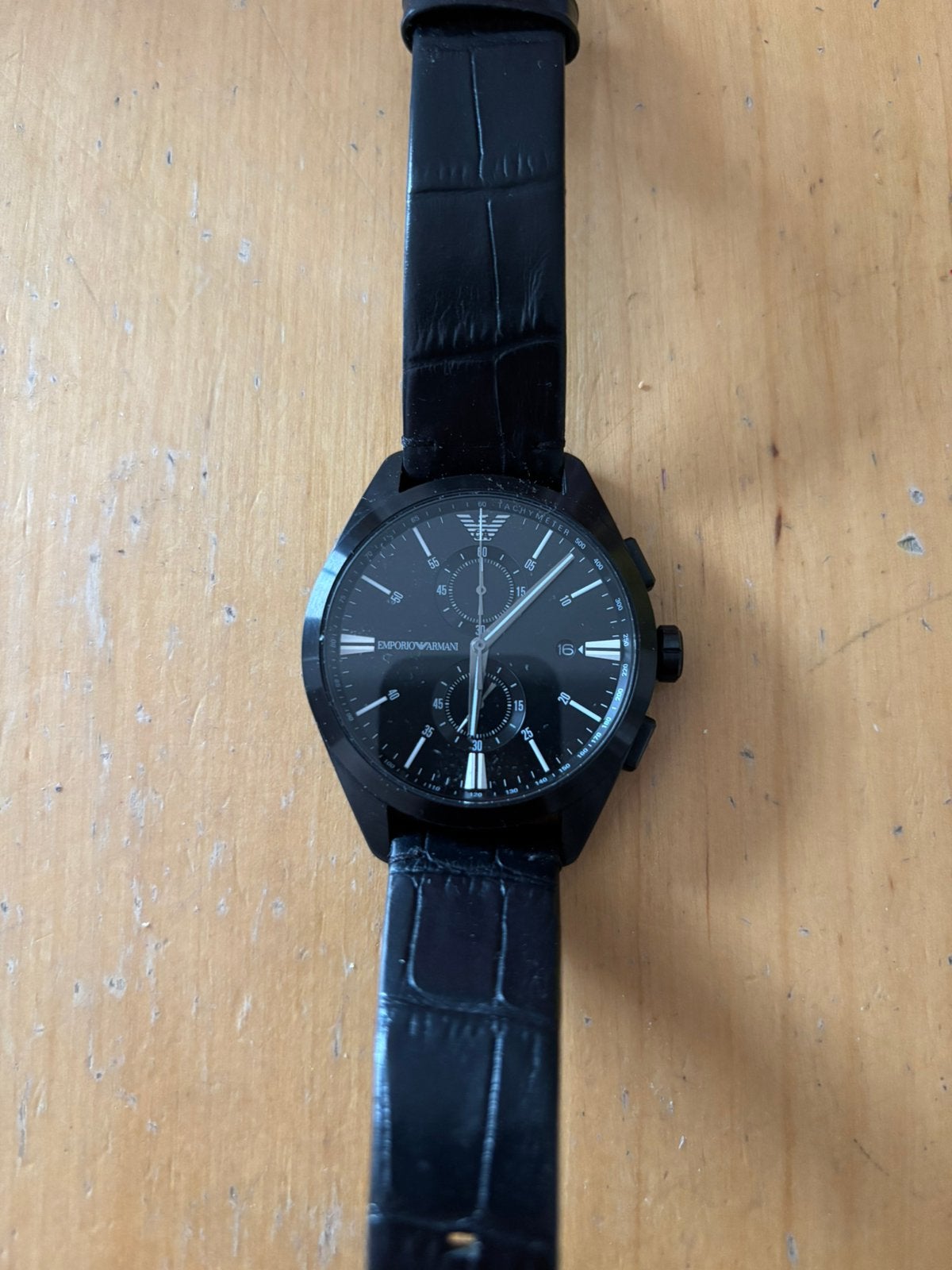 Montre Emporio Armani automatique, Enlèvement, Comme neuf