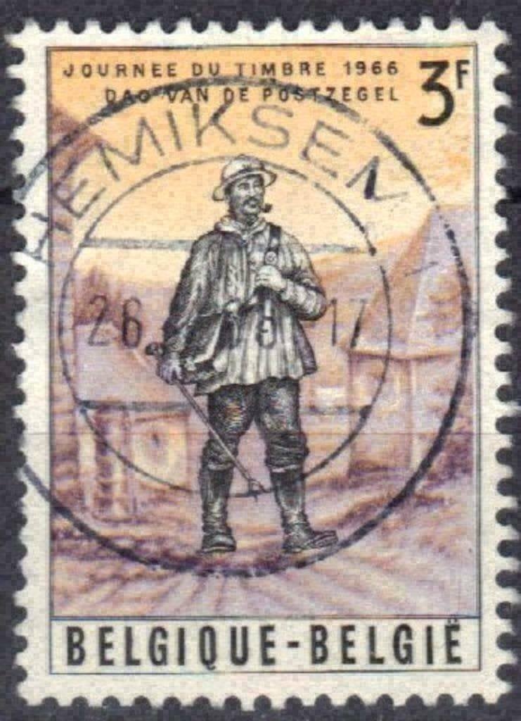 Belgique 1966 - Yvert/OBP 1367 - Journée du timbre (ST), Envoi, Affranchi, Oblitéré