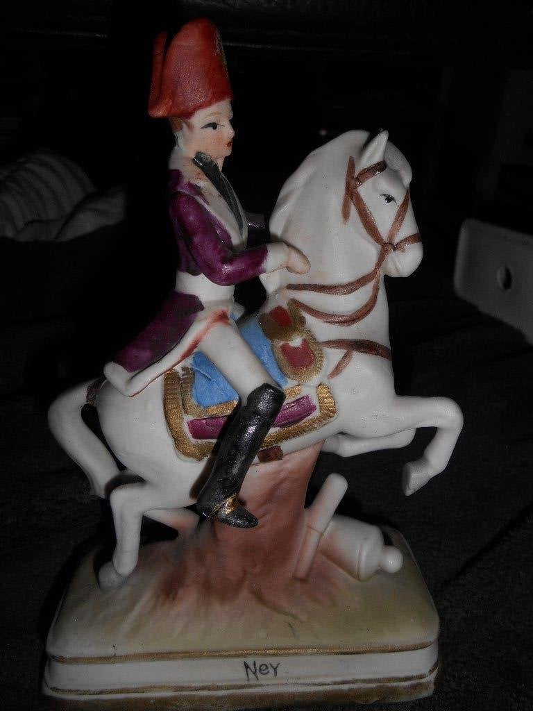 Maréchal NEY en biscuit +-17cm, Antiquités & Art, Enlèvement ou Envoi