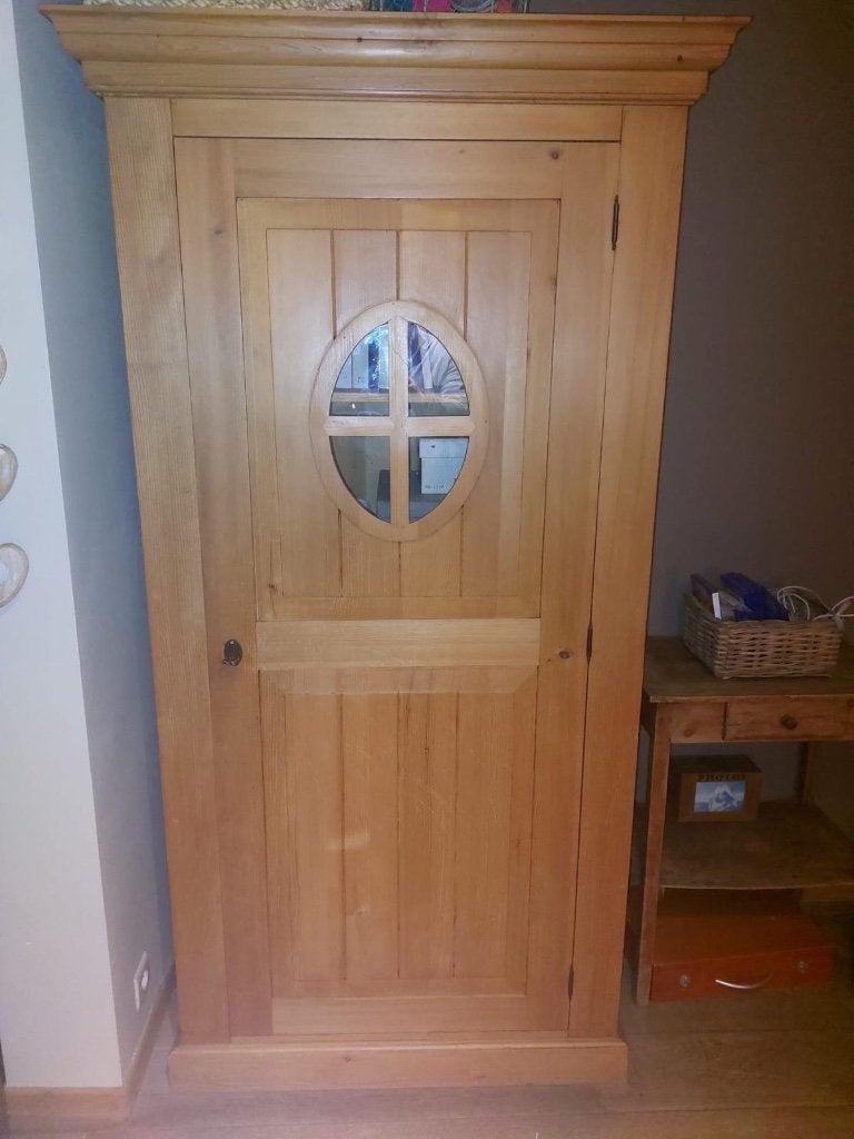 Armoire en Bois de pin, Maison & Meubles, Avec porte(s), 25 à 50 cm, Strandcabine, Utilisé