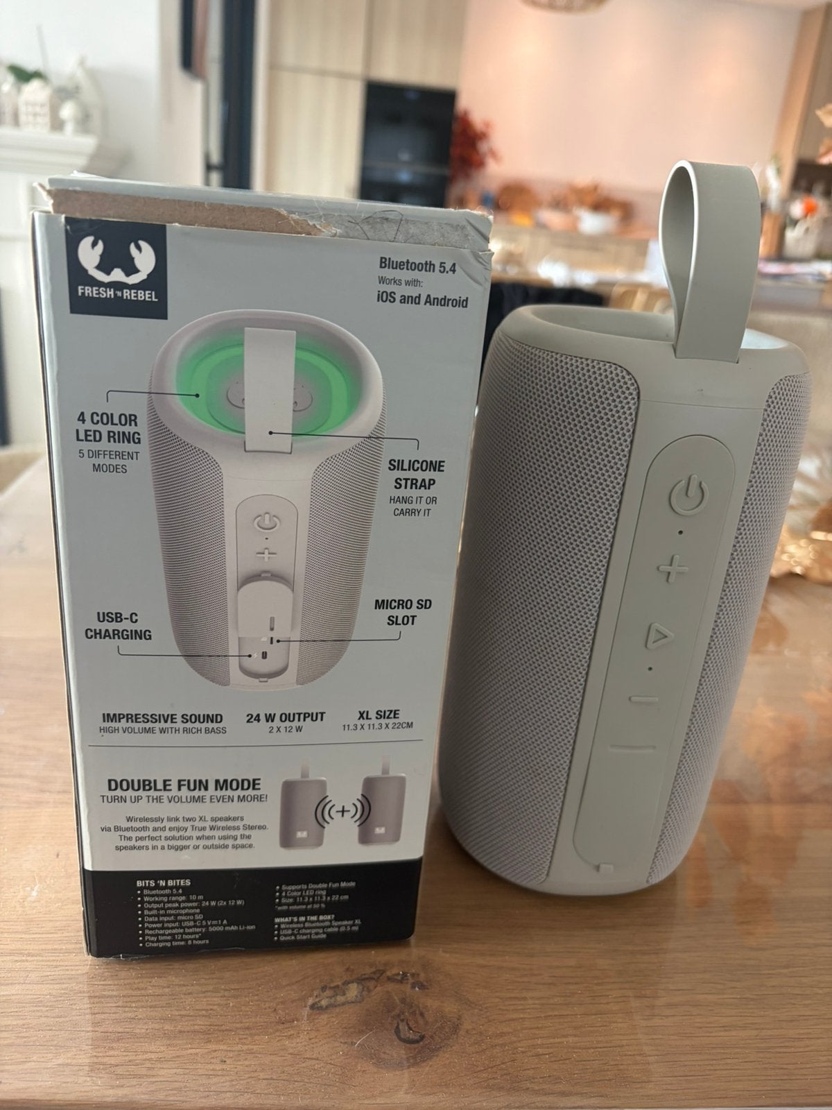 2x wireless speakers fresh ‘n rebel, Bluetooth, Enlèvement, Comme neuf