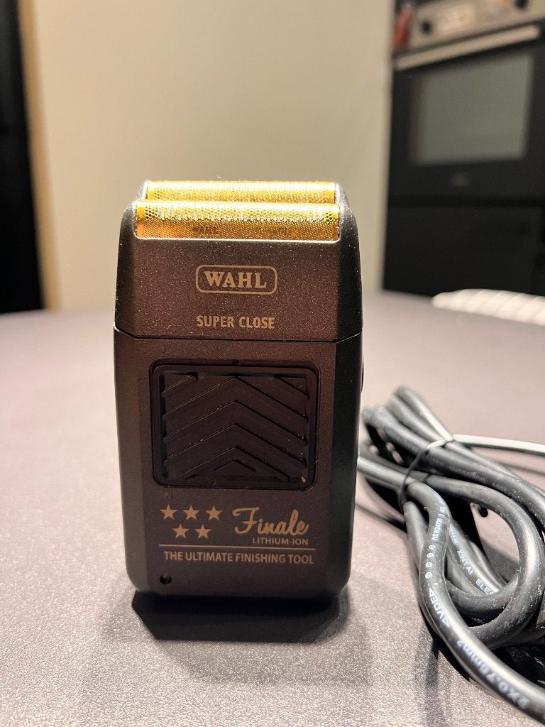 Wahl 5-Star Finale Lithium-Ion shaver + oplader, Ophalen of Verzenden, Zo goed als nieuw, Scheren en Epileren