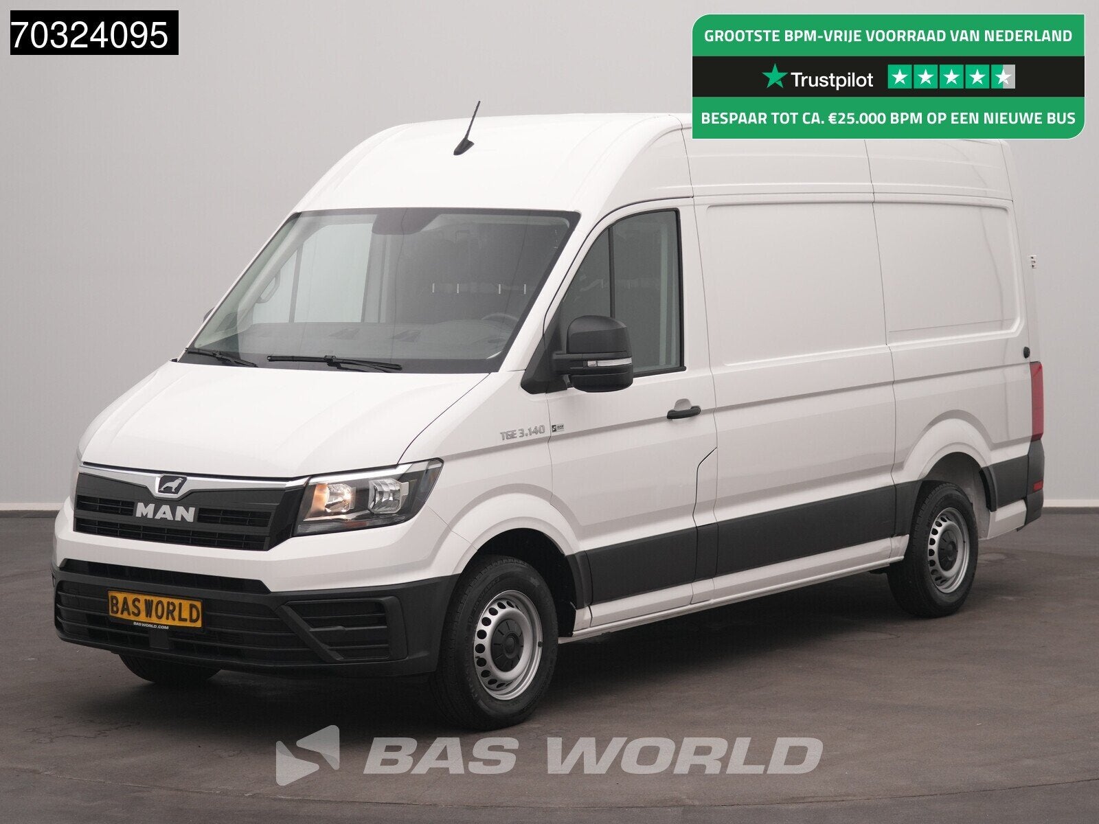 MAN TGE 3.140 Automaat L3H3 Airco Cruise Camera Parkeersenso, Autos, Camionnettes & Utilitaires, Achat, Euro 6, Entreprise, 3 places